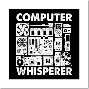 Computer Whisperer - Tech Support Nerds Geeks Posters and Art